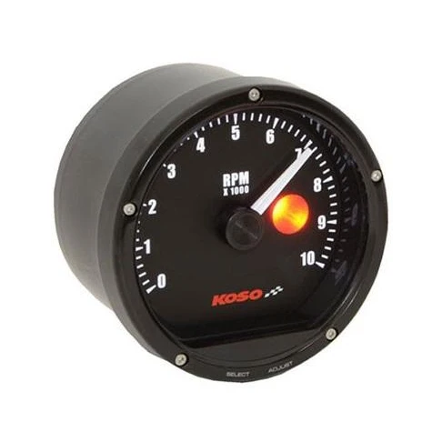 Compte-tours D75 noir 10 000 rpm | Koso