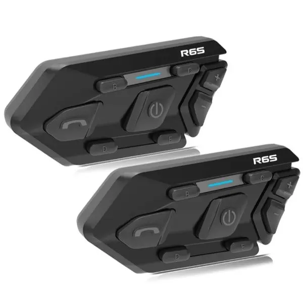 Intercom moto Bluetooth 5.0 6 pilotes | R6S