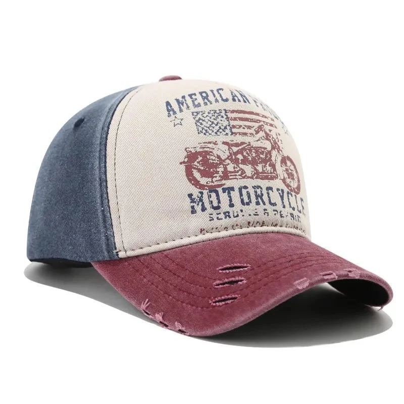 Casquette biker vintage - American Motorcycle