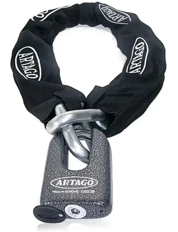 Antivol moto chaine + Cadenas Artago - SRA | Lg : 150cm