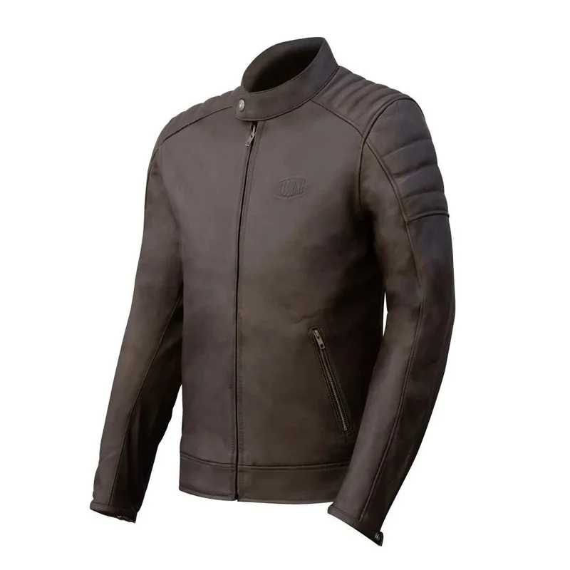 Blouson moto Cuir Homme - GT Trophy Marron