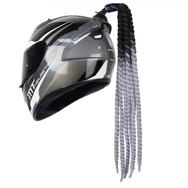 Tresse casque moto