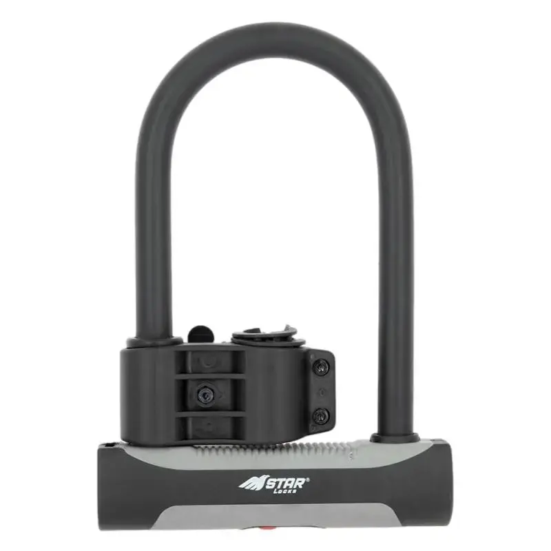 Antivol vélo en forme de U + fixation