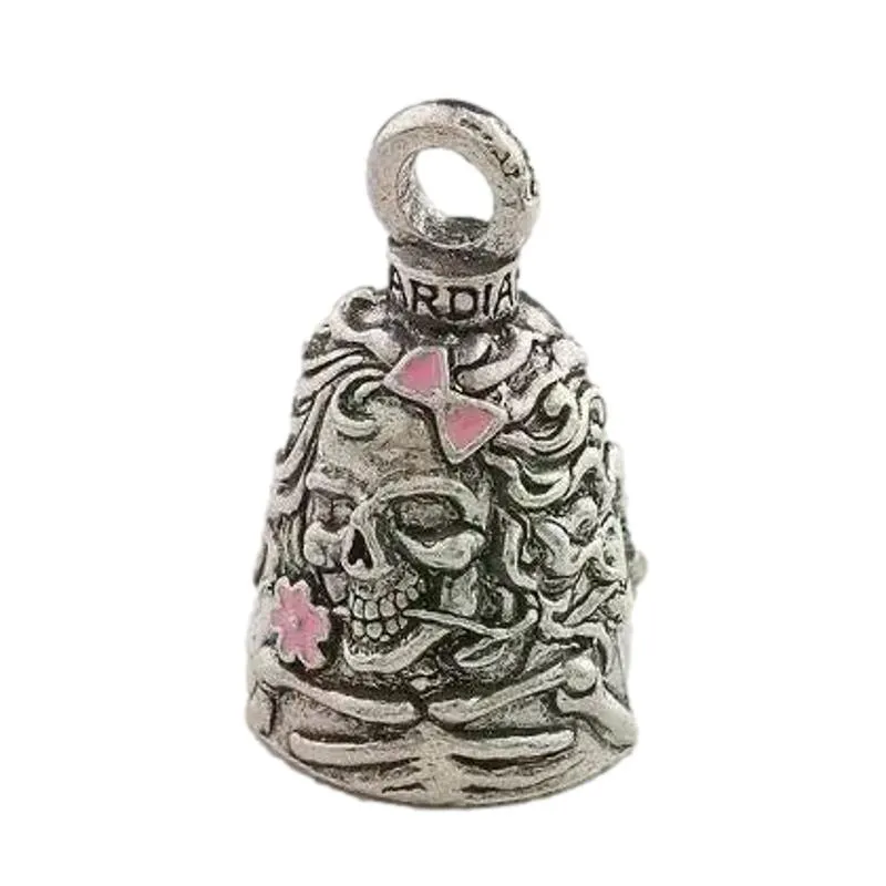 Guardian Bell personnalisé- Lady Skull Pink -SOLDES