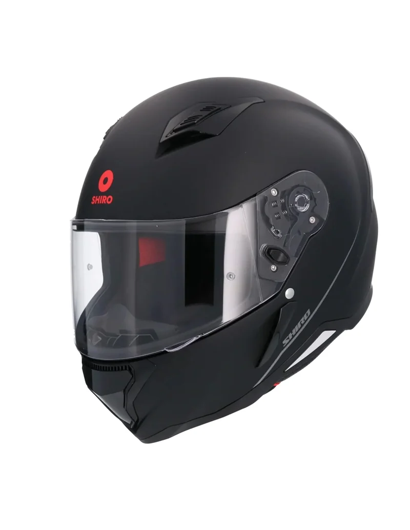 SHIRO CASCO SH-890 HUNTER MONOCOLOR NEGRO
