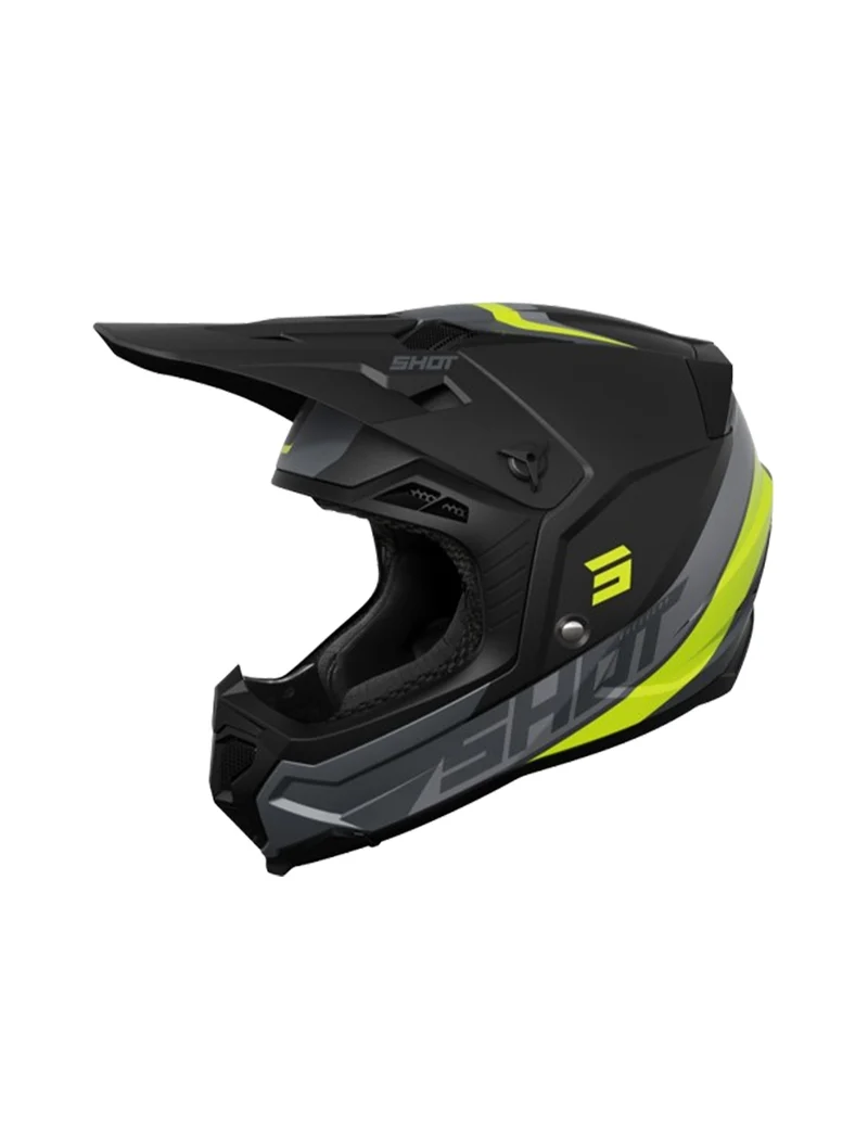 SHOT CASCO CORE CUSTOM NEON_YELLOW_MATT S