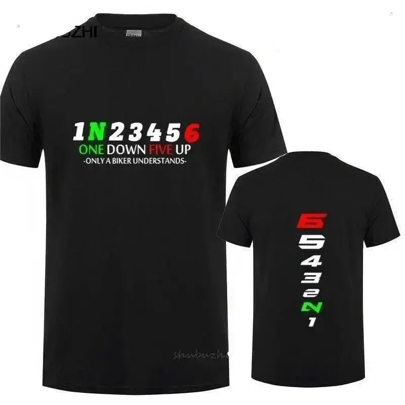 T-shirt moto sélecteur "1N23456"