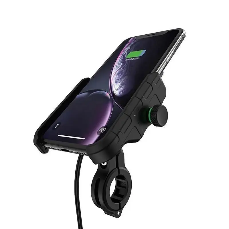 Support téléphone moto induction