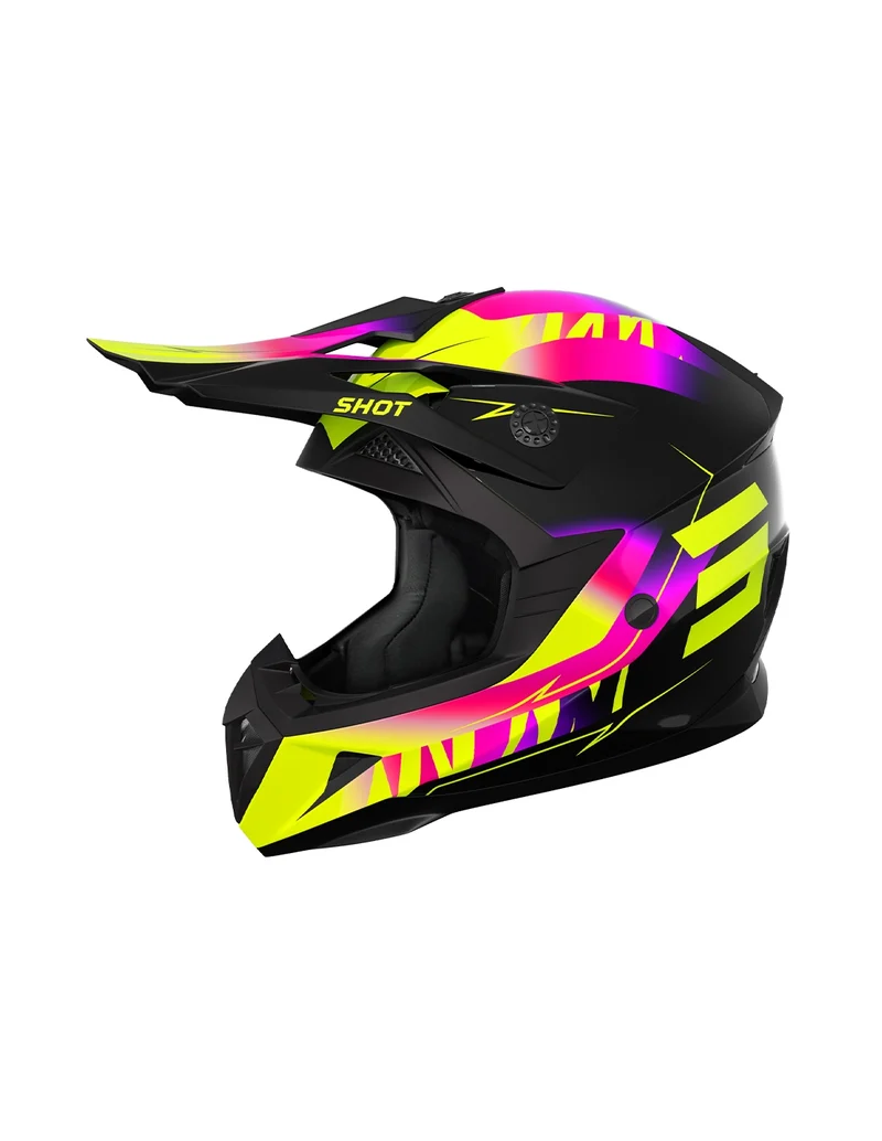 SHOT CASCO PULSE KID X-TREM PINK_NEON_YELLOW_GL
