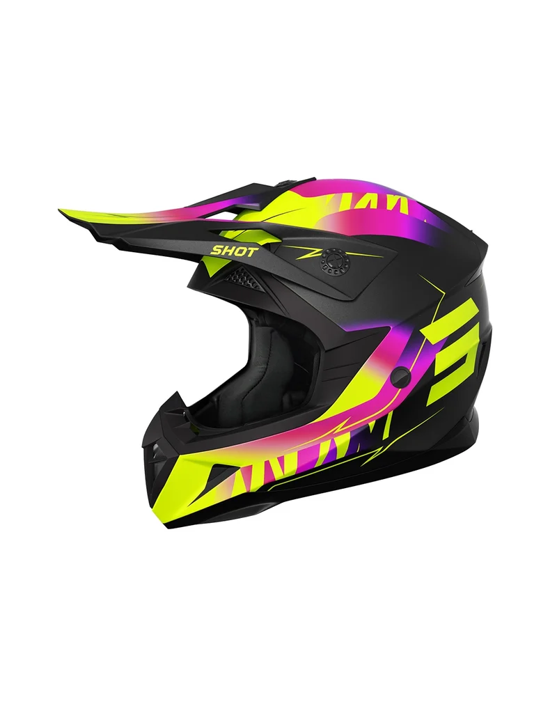 SHOT CASCO PULSE X-TREM PINK_NEON_YELLOW_MATT