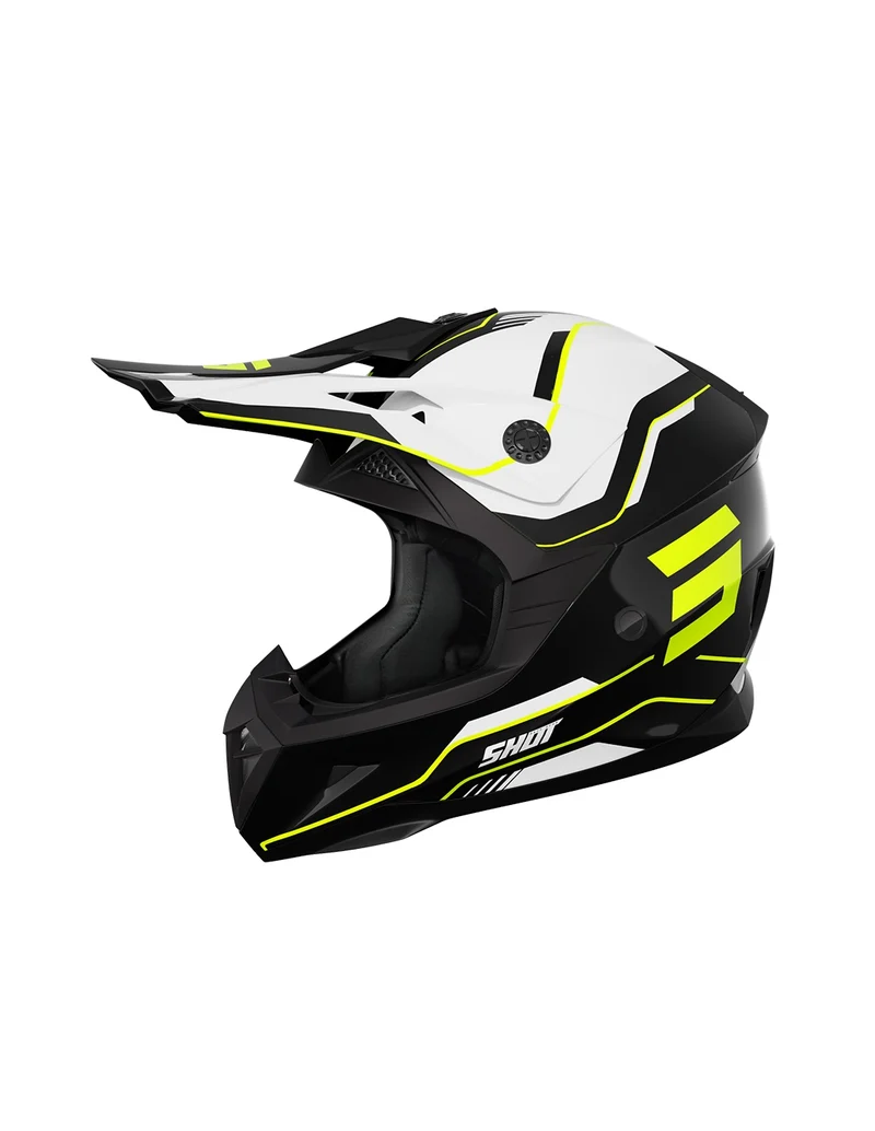 SHOT CASCO PULSE LINES BLACK_NEON_YELLOW_GLOSSY
