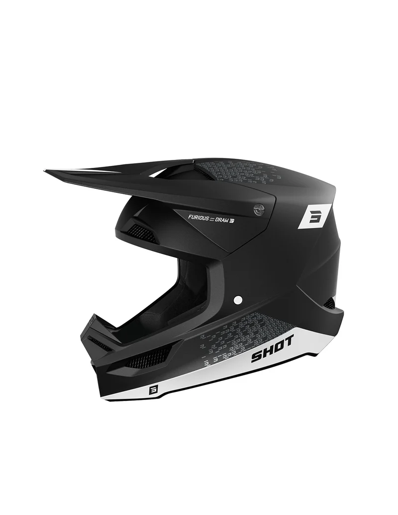 SHOT CASCO FURIOUS DRAW BLANCO MATT