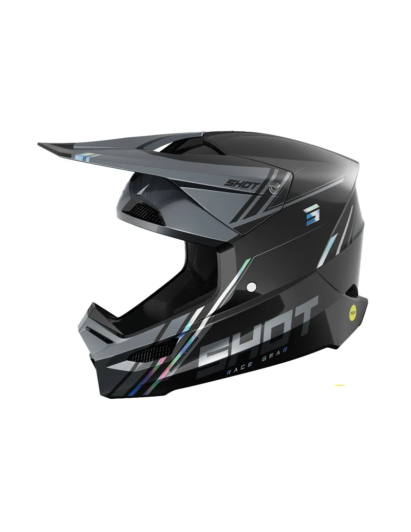 SHOT CASCO RACE CAMO TACTIC_BLACK_GREY_MATT XS