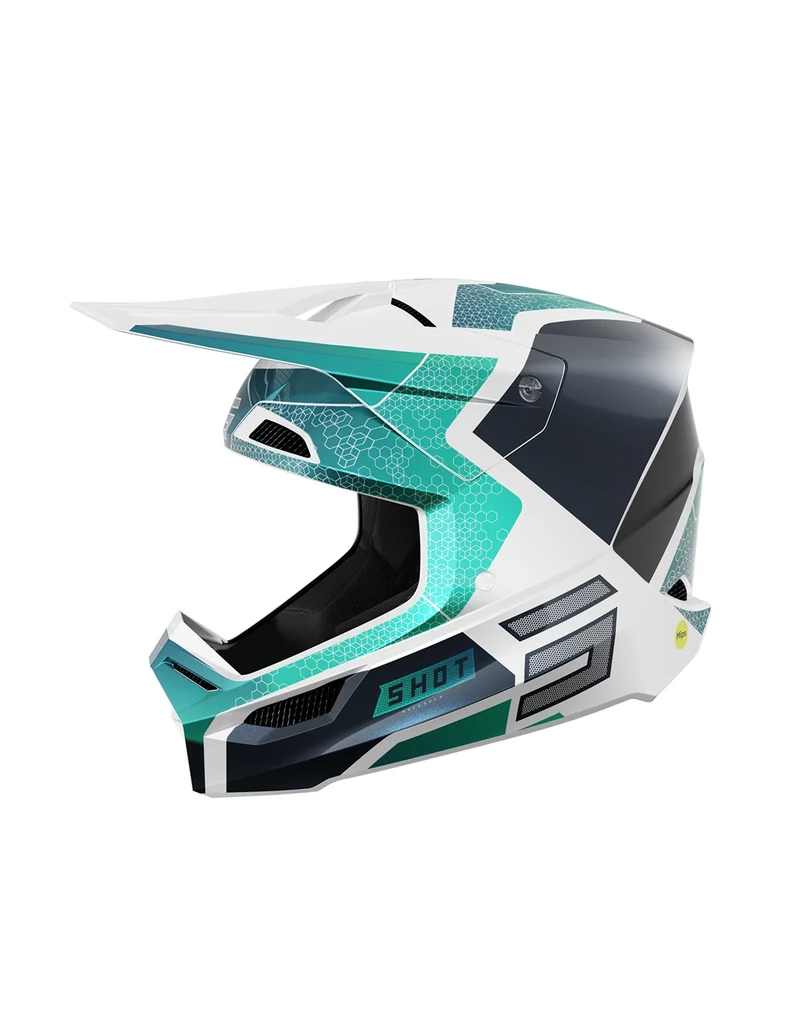 SHOT CASCO RACE PHASER BLUE_TURQUOISE_PEARLY XS