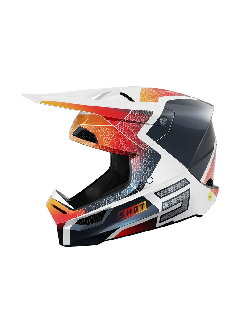 SHOT CASCO RACE PHASER BLUE_RED_PEARLY XS
