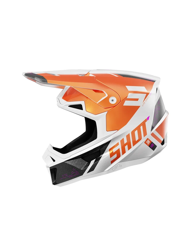 SHOT CASCO LITE ULTRA ORANGE_PEARLY XS
