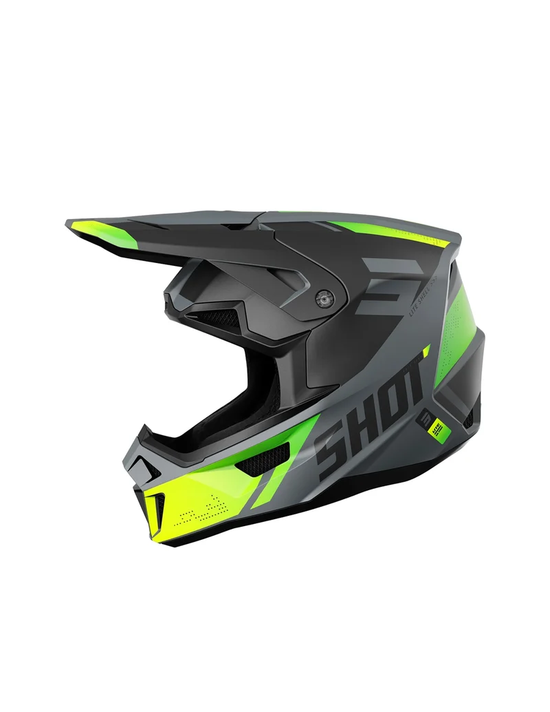 SHOT CASCO LITE ULTRA NEON_YELLOW_MATT XS