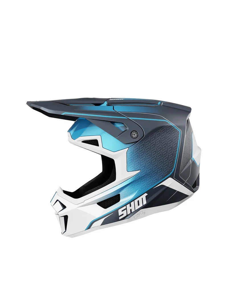 SHOT CASCO LITE CHALLENGER BLUE_MATT XS