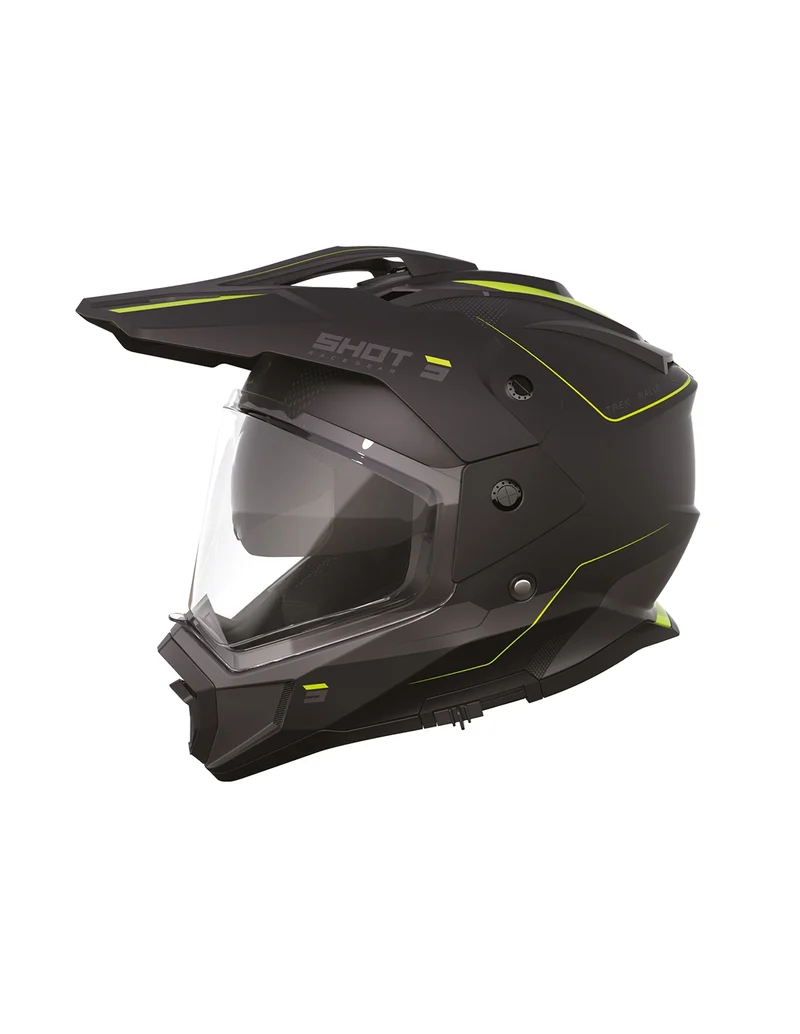 SHOT CASCO TREK RALLY BLACK_NEON_YELLOW_MATT XS