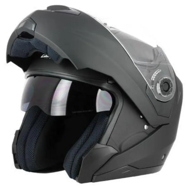 Casque moto modulable - Noir mat