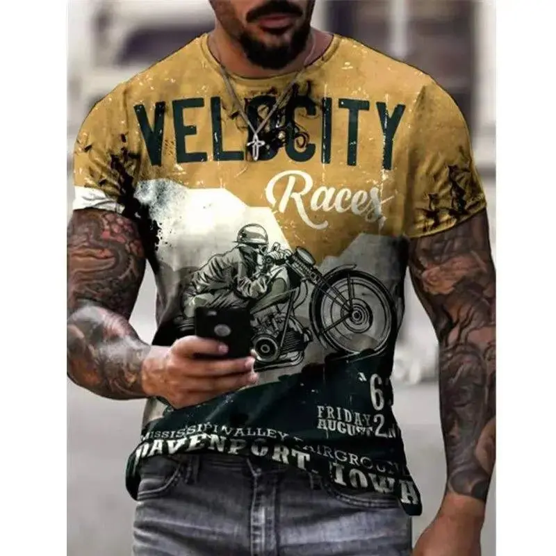 T-shirt pour homme Cafe racer " Velocity race"