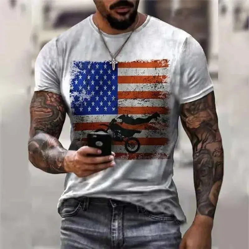 T-shirt Style Américain pour homme " Fly Bike "
