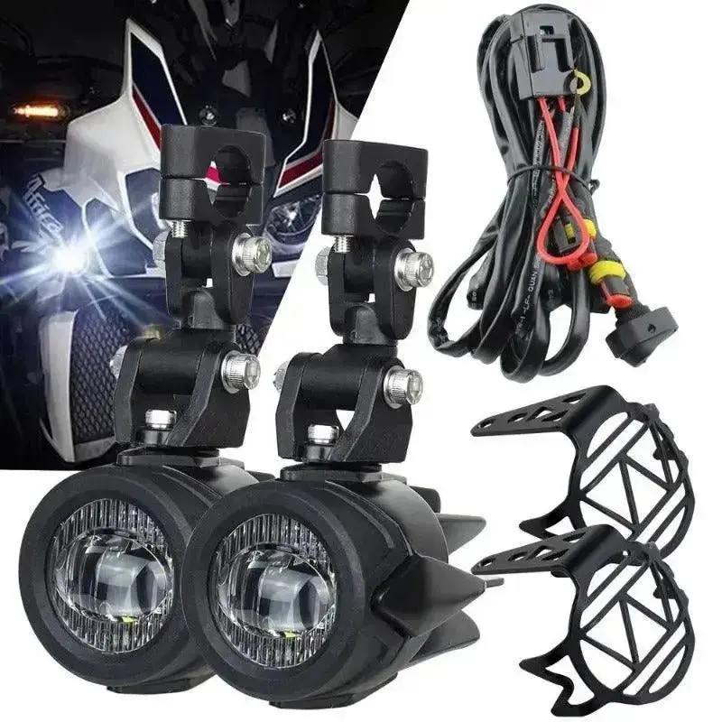 Feux additionnels LED moto multidirectionnel