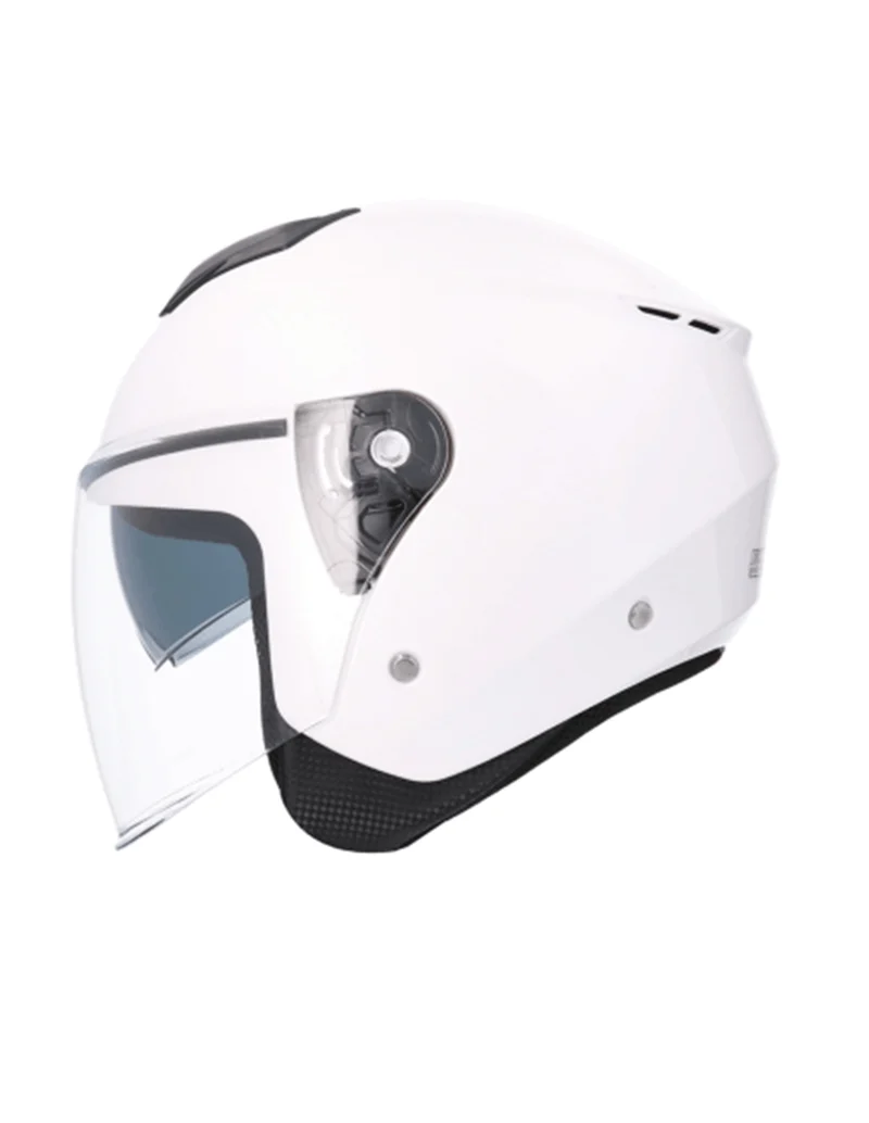 SHIRO CASCO DE MOYTO OF852 IBIZA MONOCOLOR BLANCO PERLA