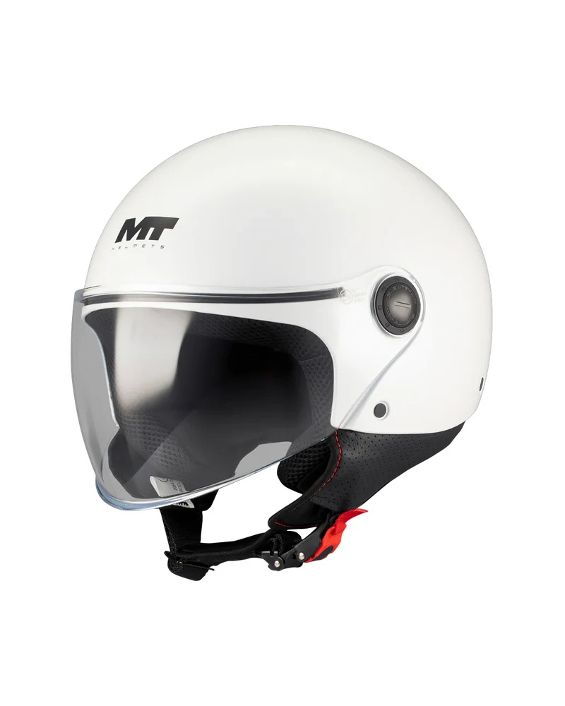 MT OF501 B STREET S PURE MODULAR CASCO DE MOTO A0 BRILLO