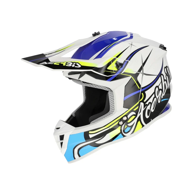 ACERBIS LINEAR 22-06 CASCO DE MOTO BLANCO AZUL