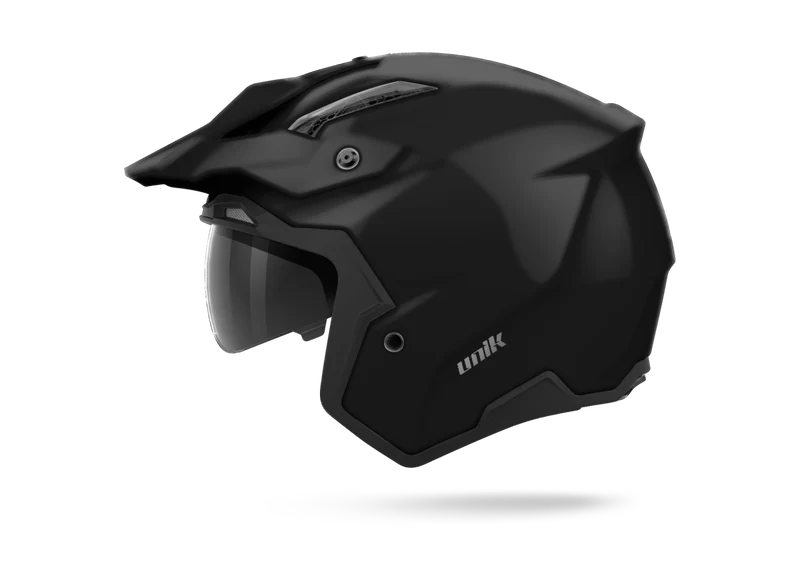 UNIK CASCO TRIAL LINK DV SOLID NEGRO MATE