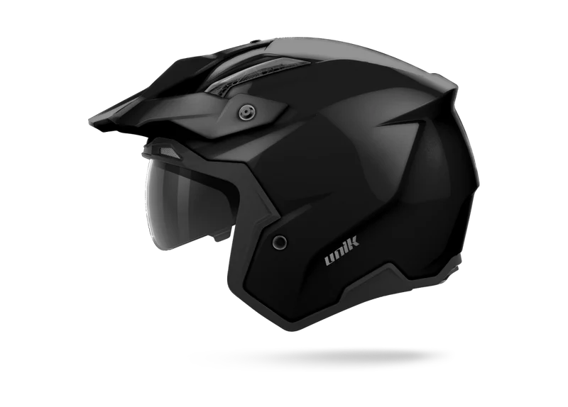 UNIK CASCO TRIAL LINK DV SOLID NEGRO GLOSS