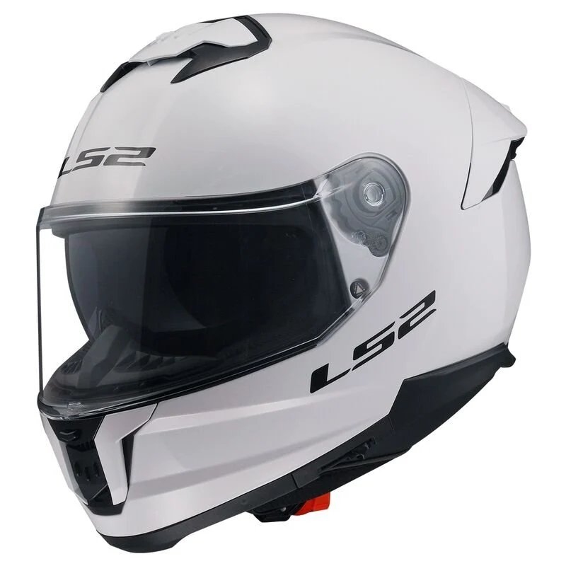 LS2 FF808 STREAM II SOLID BLANCO BRILLO