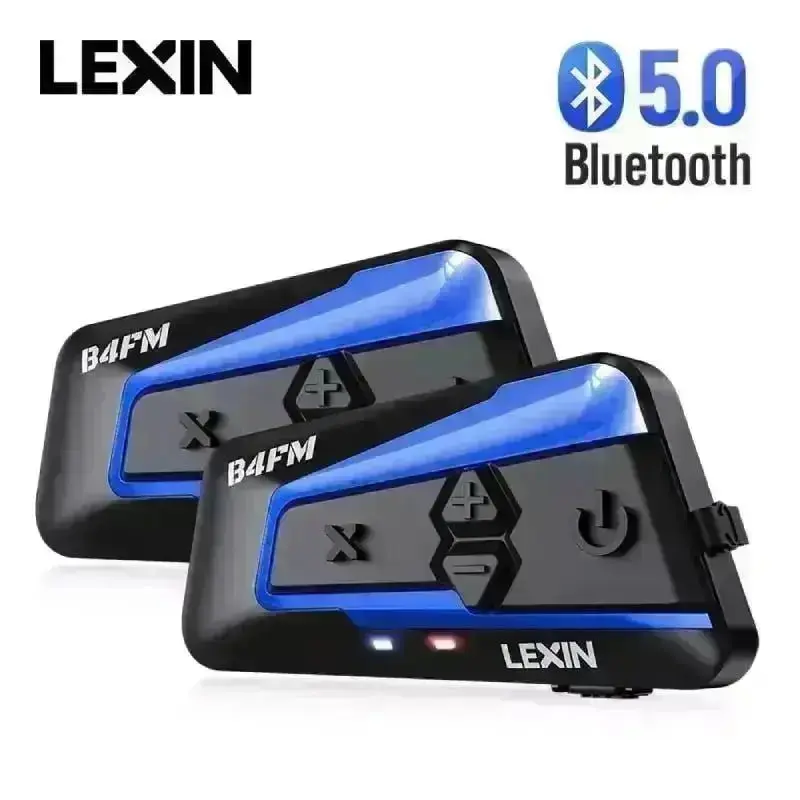 Intercom Moto LEXIN Bluetooth – 10 Pilotes, Étanche & Longue Portée