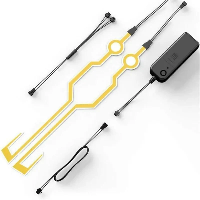 Kit de personnalisation lumineux pour casque