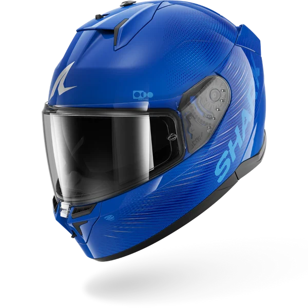 SHARK D-SKWAL 3 SP LYNE Azul Plata Azul Casco De Moto