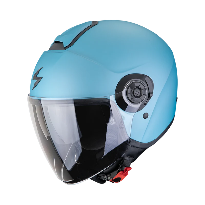 SCORPION EXO-CITY II SOLID CASCO JET DE MOTO Celestial azul mate