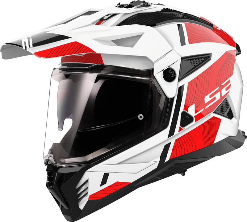 LS2 MX702 PIONEER II HILL WHITE RED -06