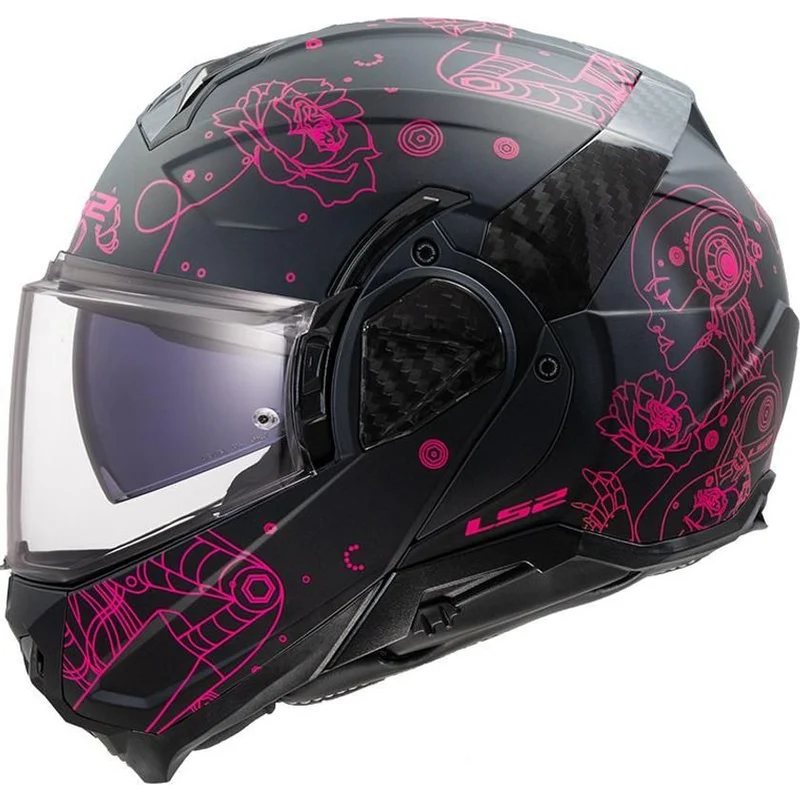 LS2 FF910 CASCO ADVANT II SOPHIA MATT BLACK PINK