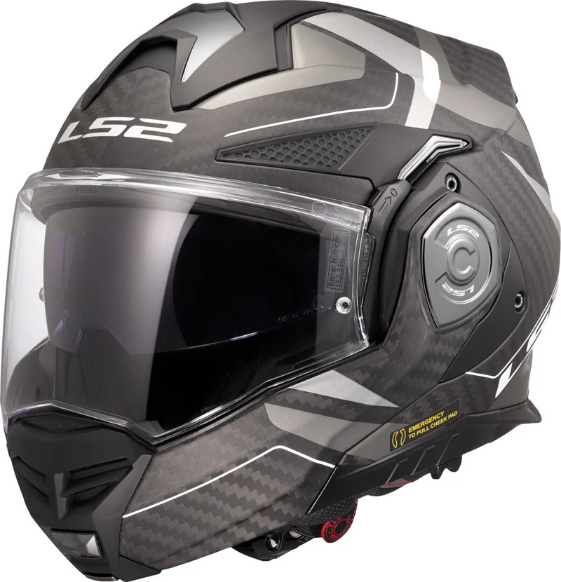 LS2 FF901 Advant X C HORIZON MODULAR PLATA GRIS