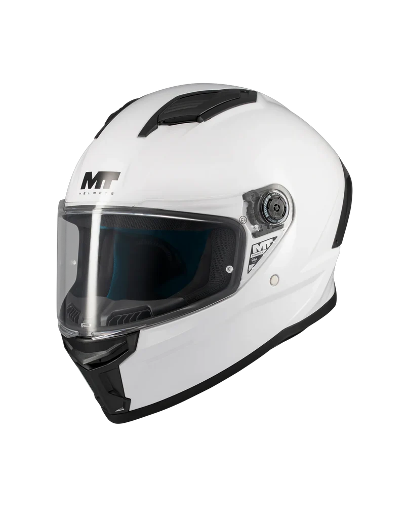 MT FF126 STINGER 2 PURE INTEGRALES CASCO DE MOTO A0 BLANCO PERLA BRILLO