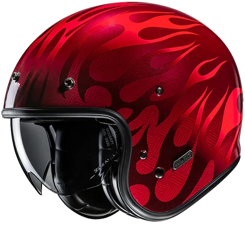 HJC V31 Firo MC1 Casco Jet De Moto