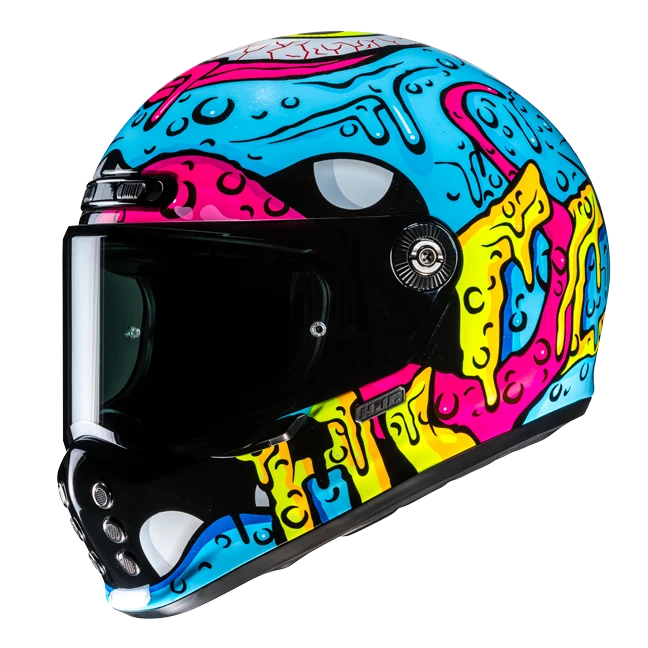 HJC V10 SQUEEZE MC28 Casco Integral De Moto