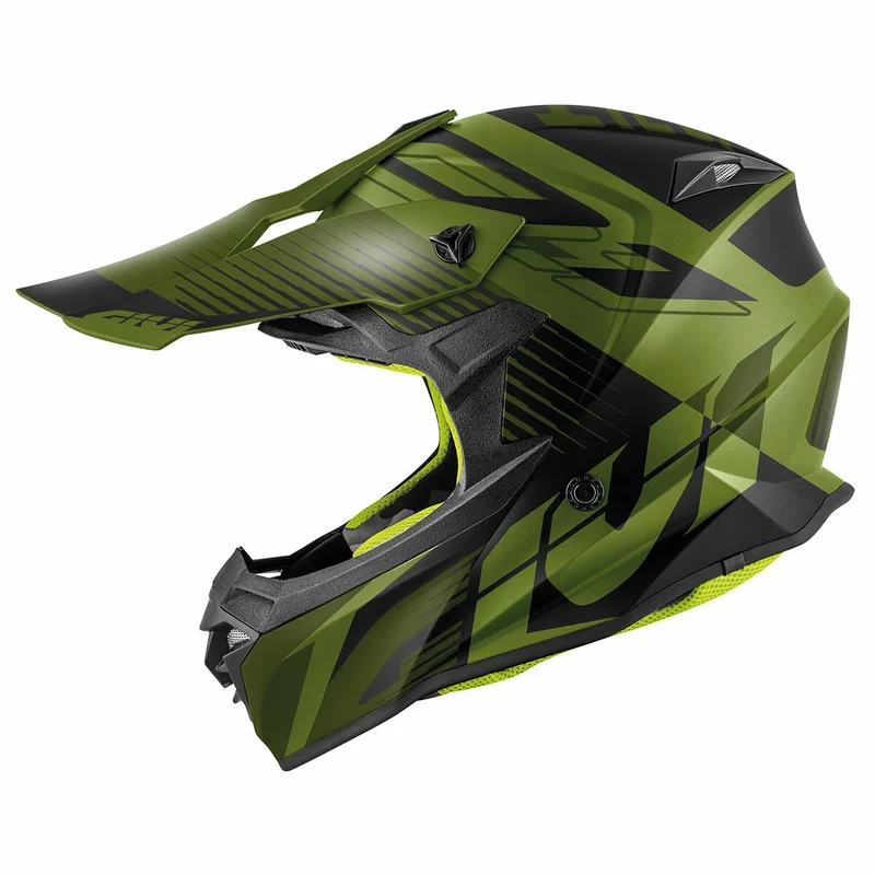 GIVI 60.1 FRESH CASCO DE MOTOCROSS NEGRO/VERDE MARINO
