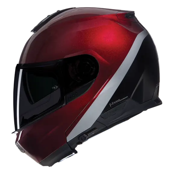 NOLAN N100-6 VERNICIATURA SPECIALE 341 ABATIBLES CASCOS ROSSO VISCERALE NERO