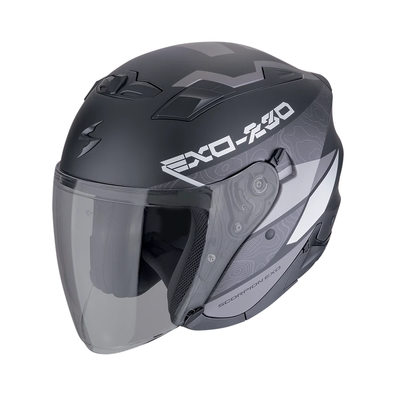 SCORPION EXO-230 BAND Negro mate-Plata