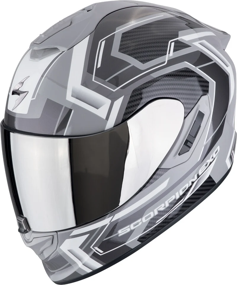 SCORPION EXO-1400 EVO II AIR LINART Gris-Blanco