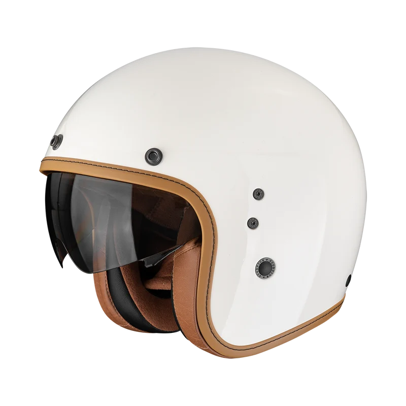 SCORPION BELFAST EVO LUXE CASCO DE MOTO Crema