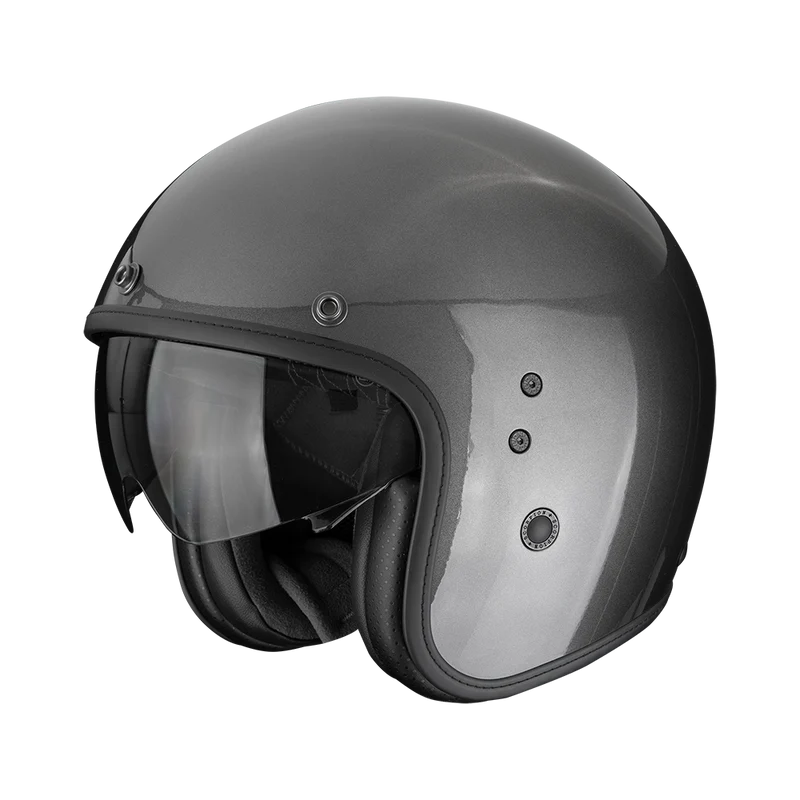 SCORPION BELFAST EVO SOLID CASCO DE MOTO Gris Metalizado