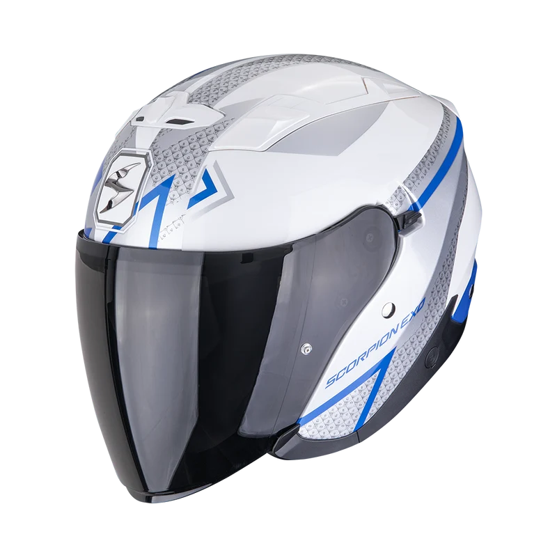 SCORPION EXO-230 LOOP CASCO DE MOTO Blanco-Azul